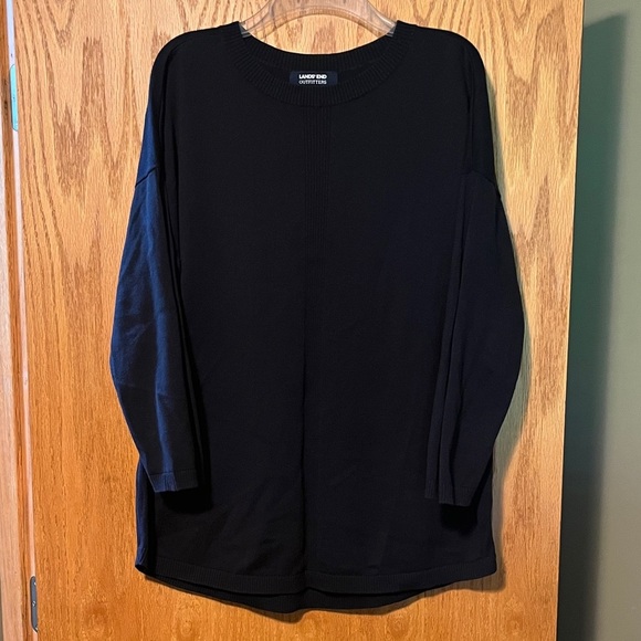 Lands' End Navy Crew Neck Sweater - Picture 1 of 12